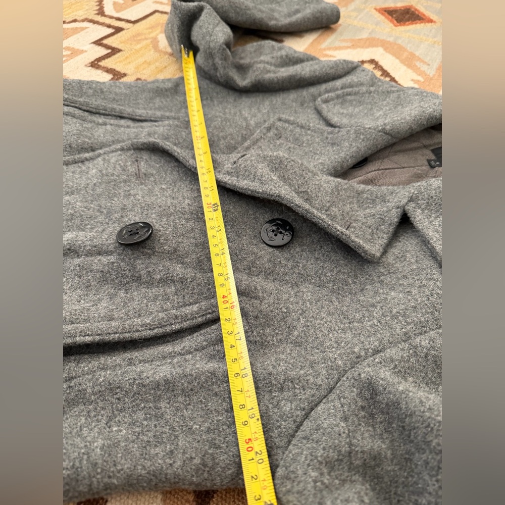 J Crew Dock Peacoat with Primaloft 80%wool - Picture 5 of 8